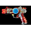Blank Small Red Flashing LED Space Gun w/ Sound Effects